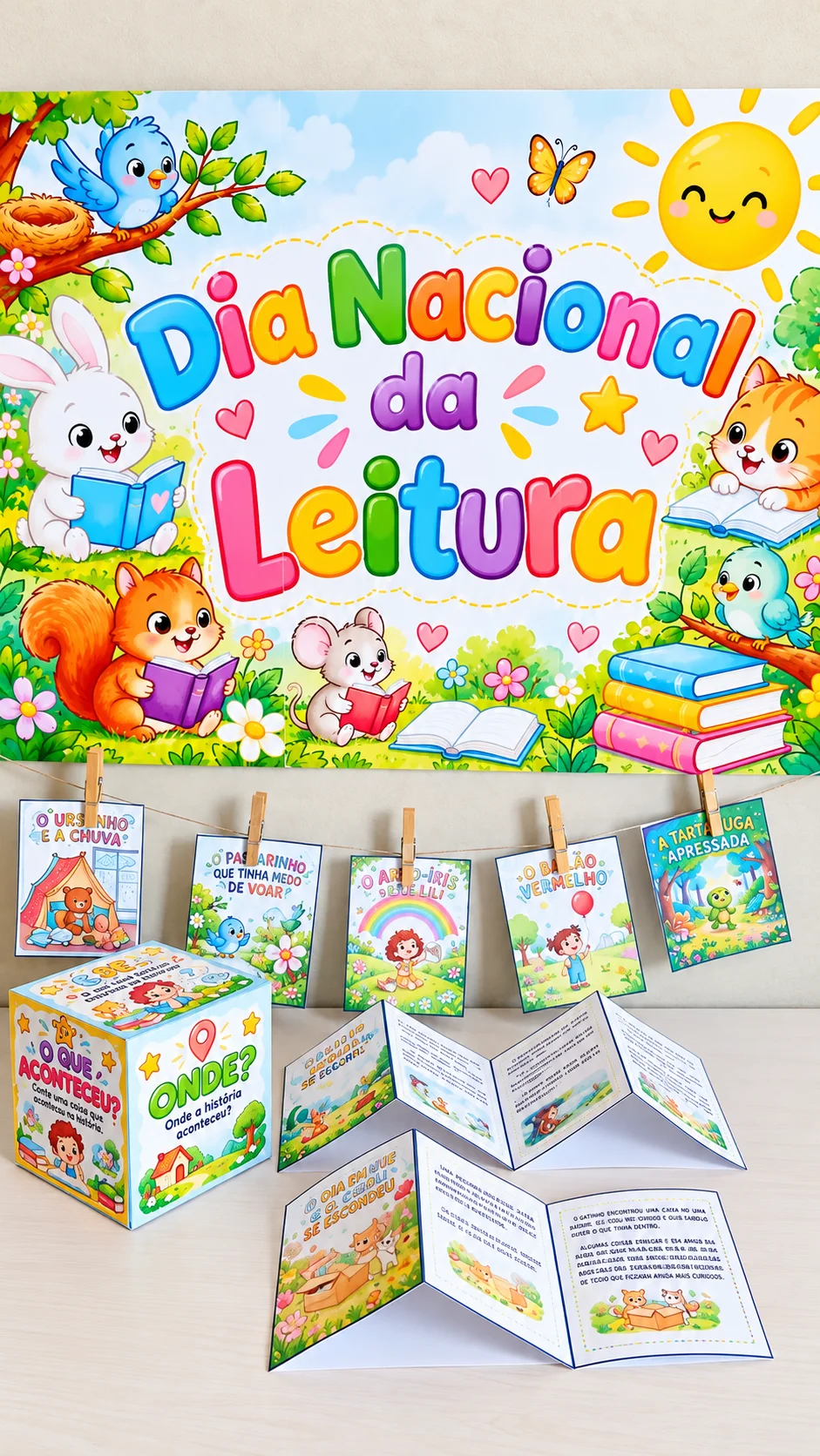 Kit Pedagógico – Dia Nacional da Leitura — amostra 1: Encante suas aulas com este lindo kit pedagógico, desenvolvido para… Kit Pedagógico – Dia Nacional da Leitura — amostra 1: Encante suas aulas com este lindo kit pedagógico, desenvolvido para…