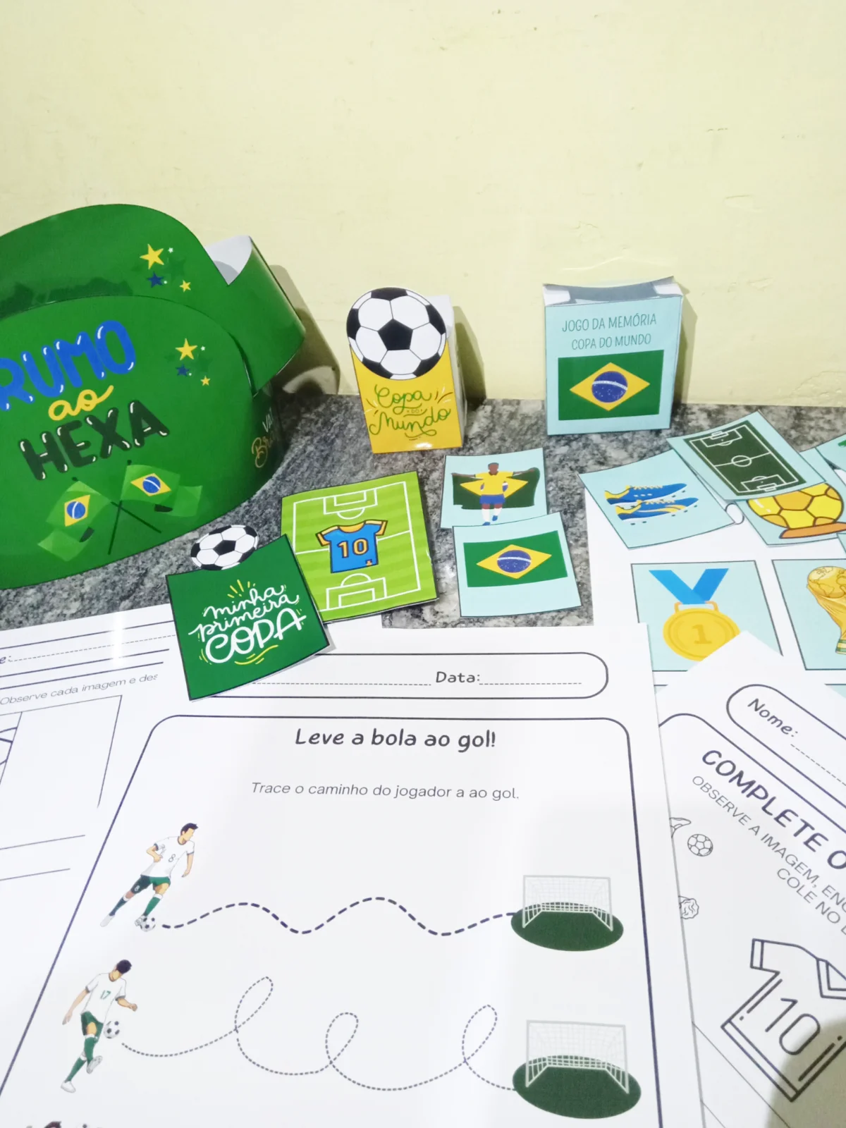 Kit Pedagógico – Minha Primeira Copa 🇧🇷 — Jogos pedagógicos para Educação Infantil: Kit Pedagógico – Minha Primeira Copa…