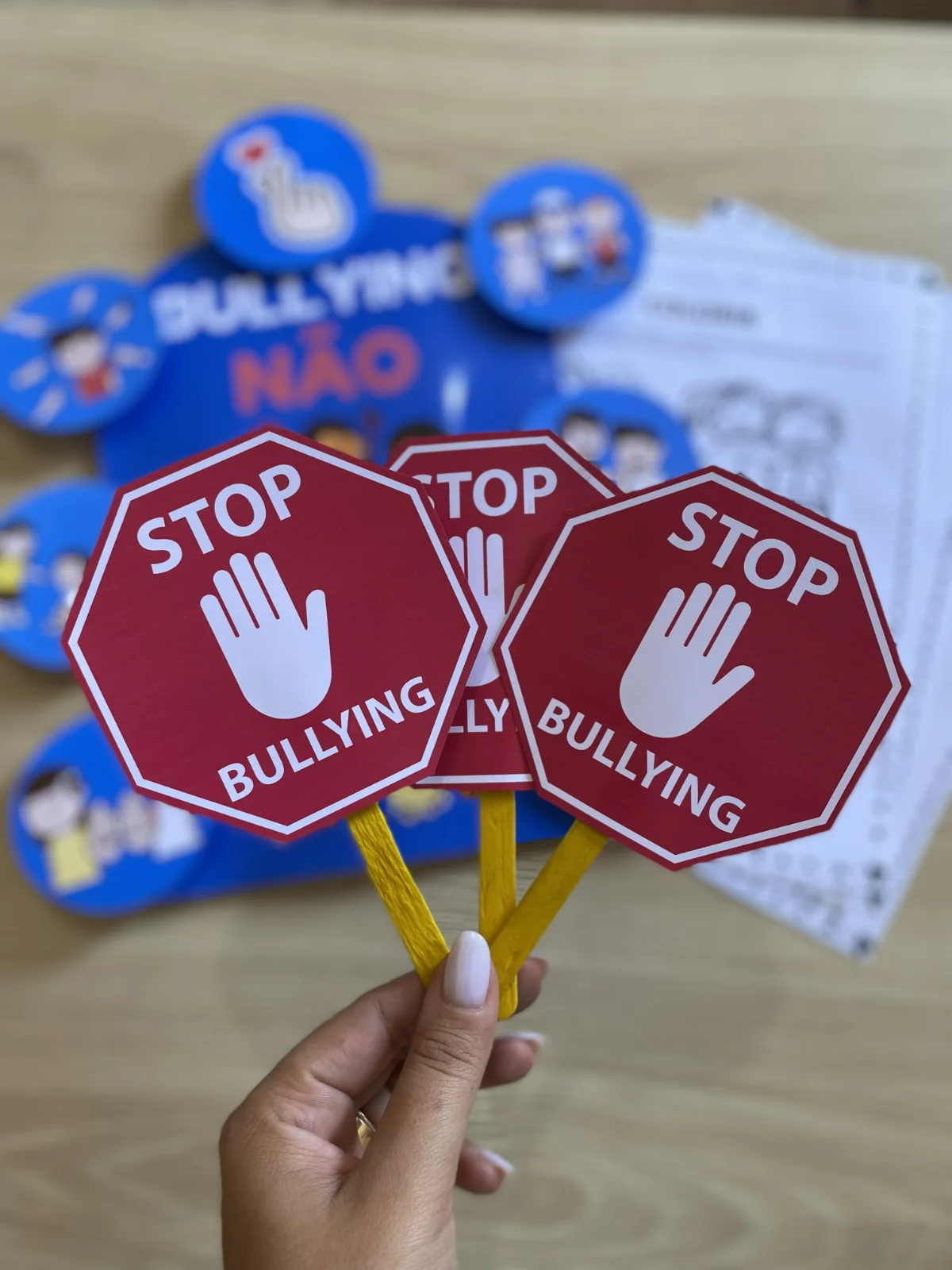 Kit Pedagógico NÃO ao Bullying – Material Pedagógico — amostra 1: Sobre o Kit Pedagógico NÃO ao Bullying