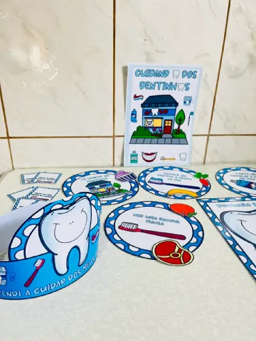 Kit Pedagógico para ensinar sobre Saúde Bucal — capa do material