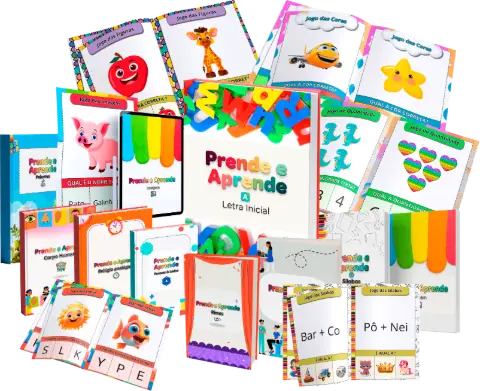 🌈📚 KIT PEDAGÓGICO PRENDE E APRENDE — capa do material
