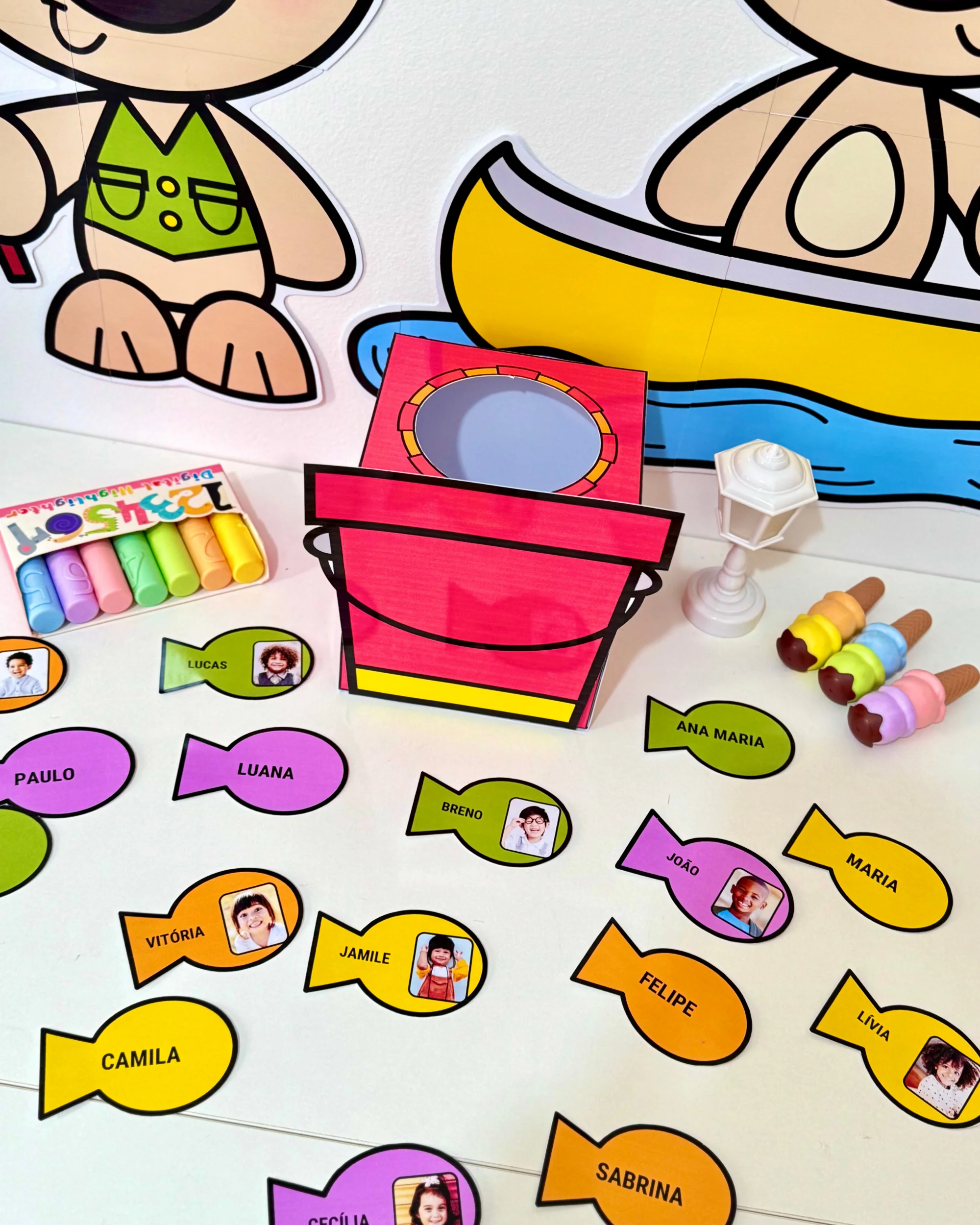 Kit Pescaria dos Nomes para Educação Infantil | Nome Próprio — amostra 4: Recurso lúdico e interativo desenvolvido para… Kit Pescaria dos Nomes para Educação Infantil | Nome Próprio — amostra 4: Recurso lúdico e interativo desenvolvido para…