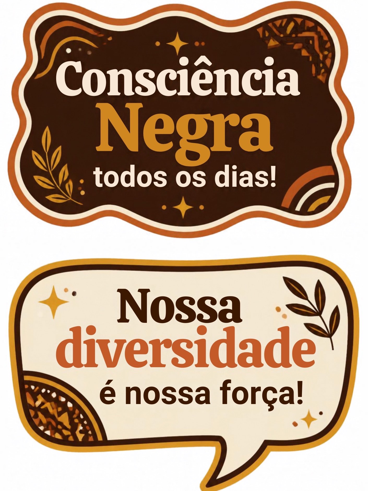 Kit Plaquinhas Consciência Negra: Fotos e Projetos Escolares PDF — Alfabetização para Educação Infantil: Kit com 12…