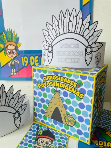Kit Povos Indigenas – Material Pedagógico — amostra 4: Kit Dia dos Povos Indígenas Respeito, cultura e aprendizado…