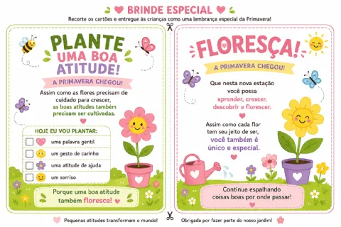 KIT PRIMAVERA – 5 ATIVIDADES + BRINDE ESPECIAL — amostra 2: Um material pedagógico pensado para trabalhar a temática da…
