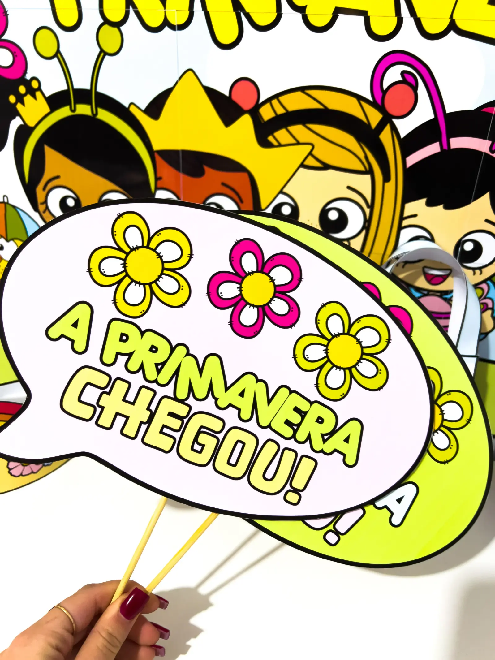 Kit Primavera – Painel e Lembrancinhas — amostra 1: O Kit Primavera foi criado para celebrar a chegada da estação mais…