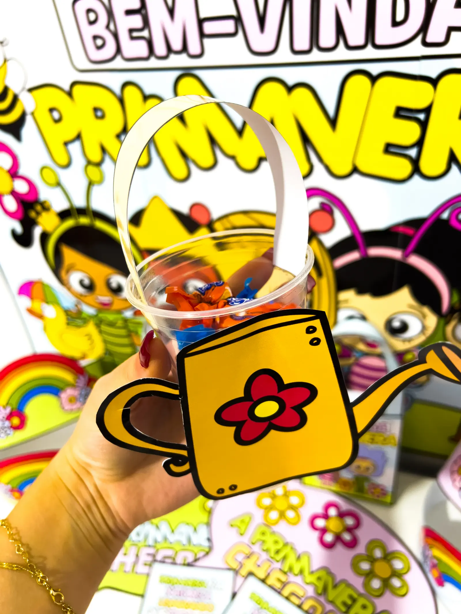 Kit Primavera – Painel e Lembrancinhas — amostra 3: O Kit Primavera foi criado para celebrar a chegada da estação mais…