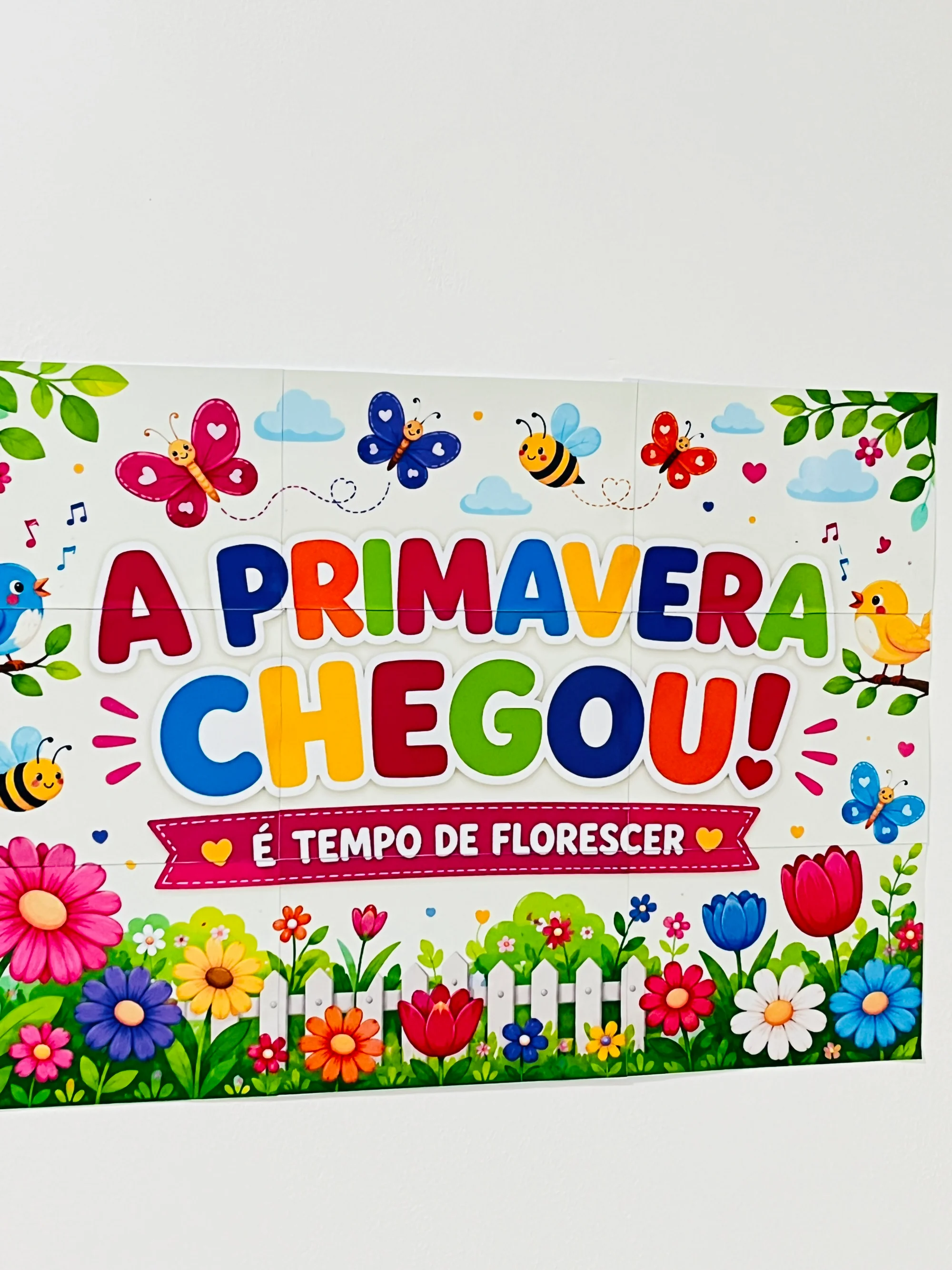 Kit Primavera para Educação Infantil: Painel, Atividade e Lembrancinhas — amostra 2: 🎯 Ideal para: