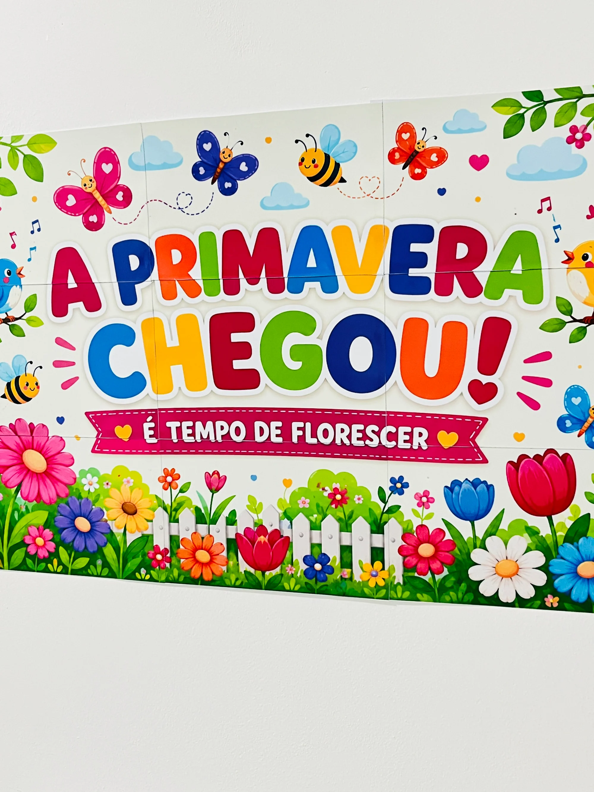 Kit Primavera para Educação Infantil: Painel, Atividade e Lembrancinhas — amostra 6: Kit Primavera completo para Educação…