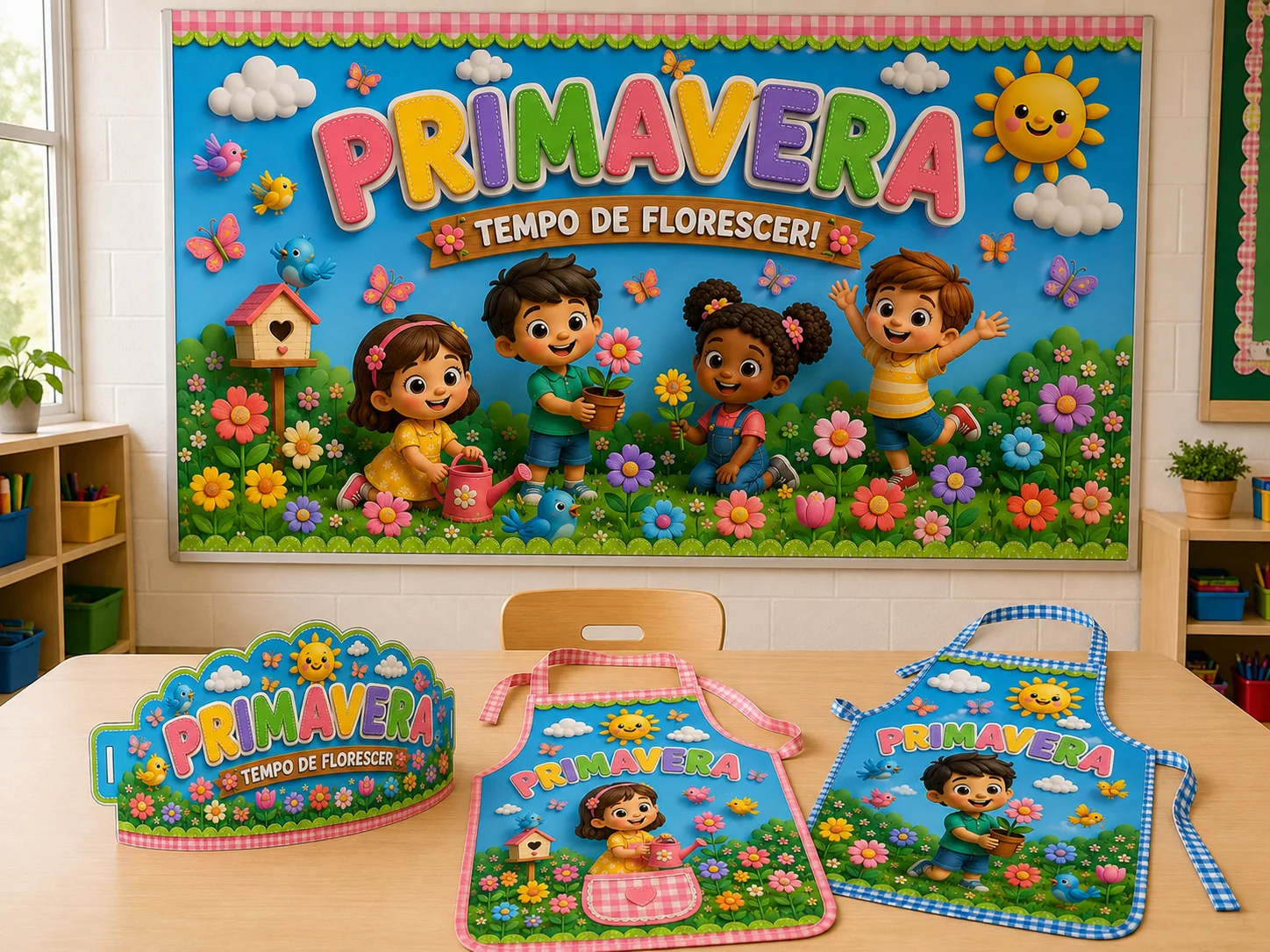 Kit Primavera – Tempo de Florescer | Educação Infantil — Datas comemorativas para Educação Infantil: Kit Primavera – Tempo…