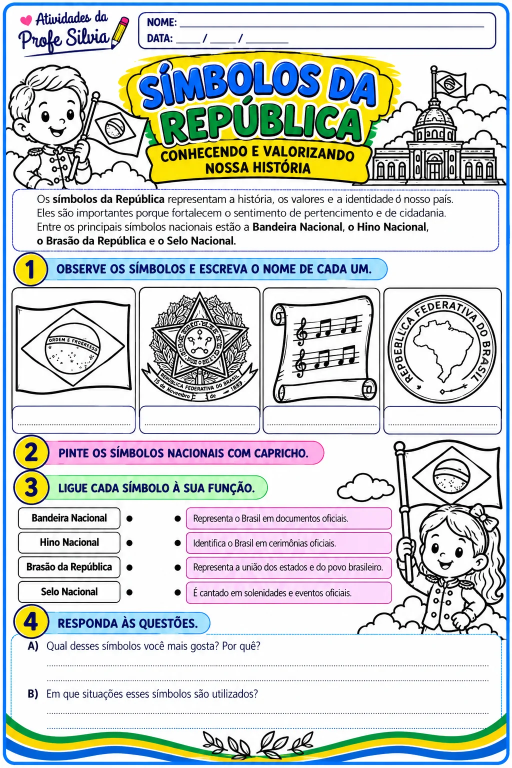 Kit Proclamação da República – 4º e 5º Ano — amostra 6: Kit pedagógico sobre a Proclamação da República para o 4º e 5º ano,…