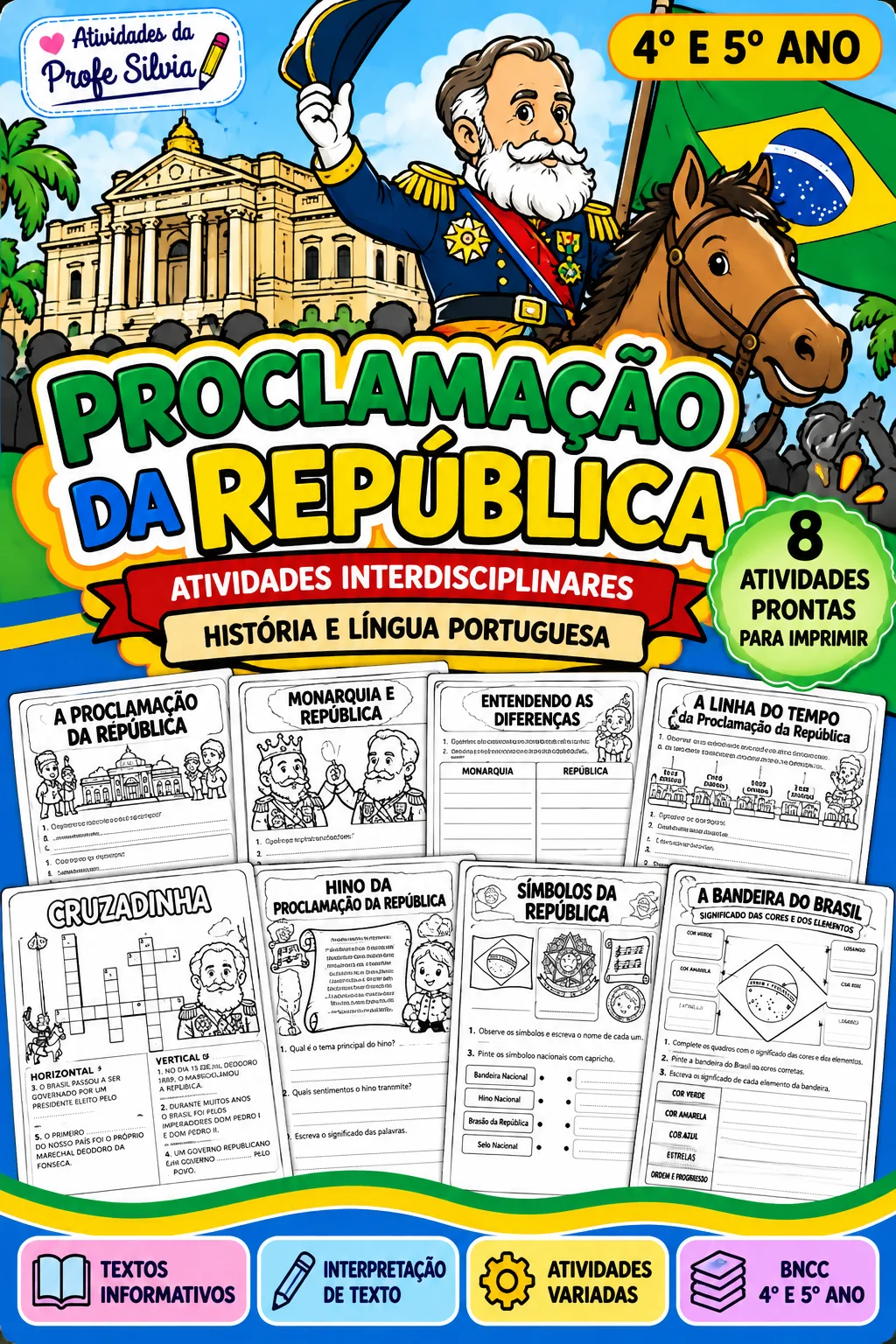 Kit Proclamação da República – 4º e 5º Ano — capa do material
