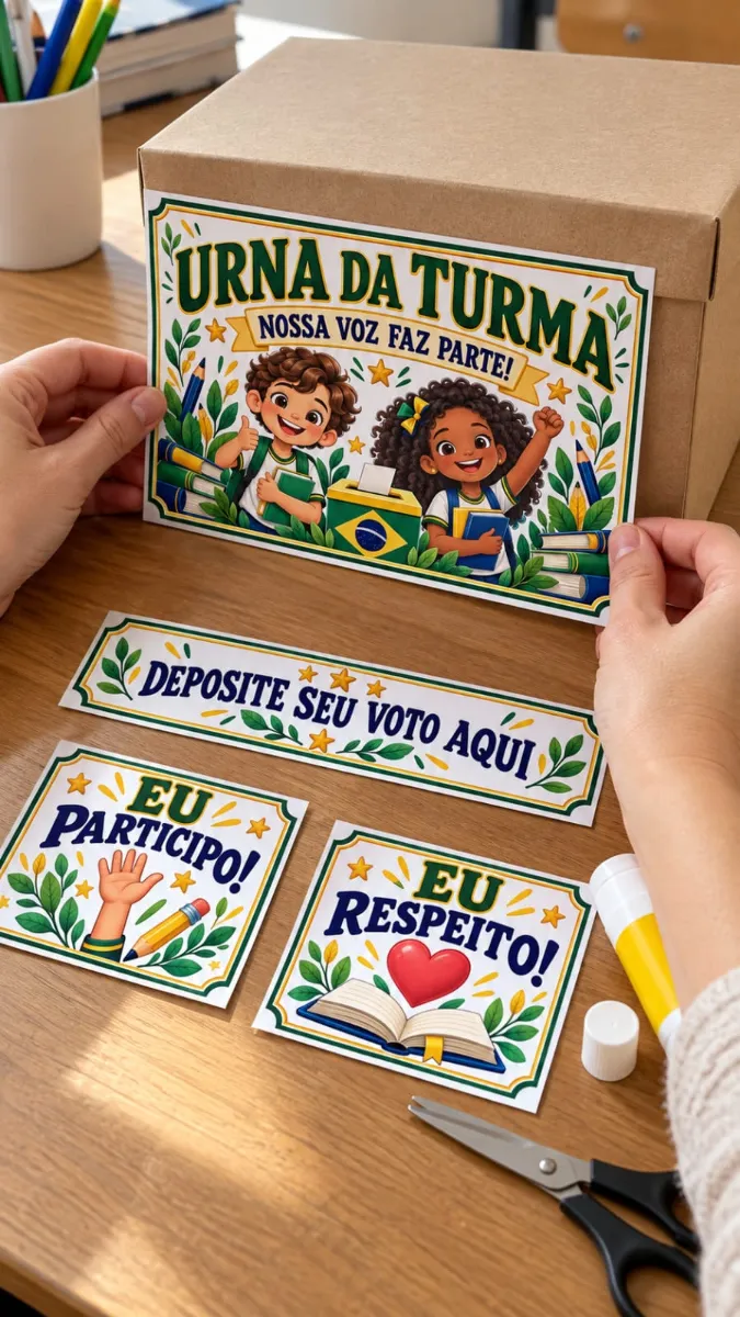 Kit Proclamação da República em PDF com 40 páginas, painel, urna, votação, cartões de cidadania e atividades do 1º ao 7º…