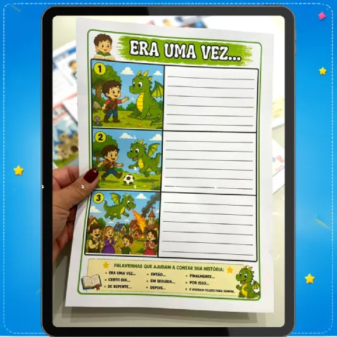 Kit Produção de Texto Ilustrada – Ensino Fundamental I — amostra 2: Kit Produção de Texto Ilustrada com 10 histórias em…