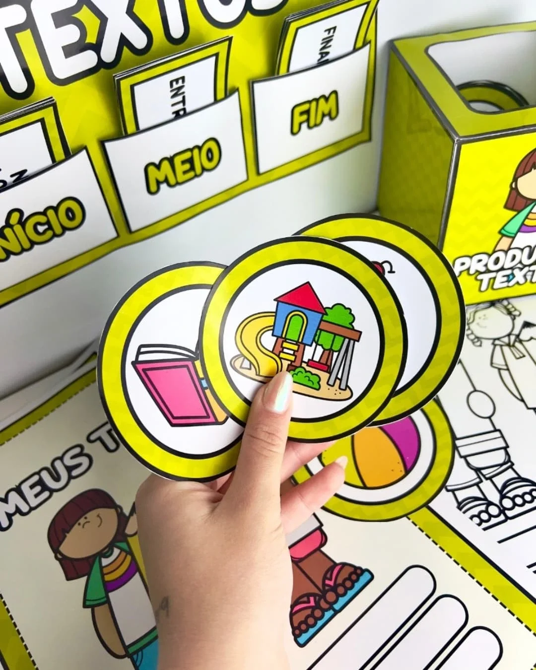 Kit produzindo textos – Material Pedagógico — amostra 1: O que vem no material Kit produzindo textos – Material Pedagógico — amostra 1: O que vem no material