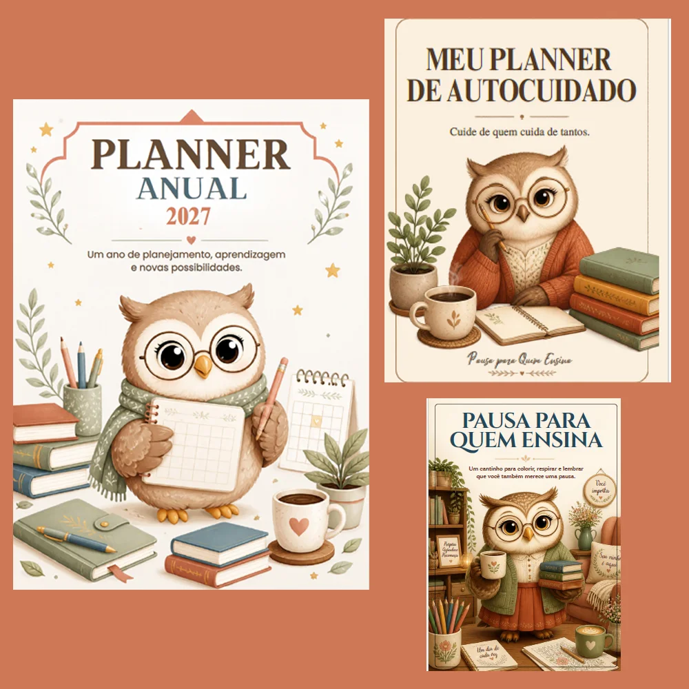 Planner Anual 2027, Autocuidado e Papelaria Criativa — amostra 5: São 249 páginas de materiais, distribuídas em quatro…