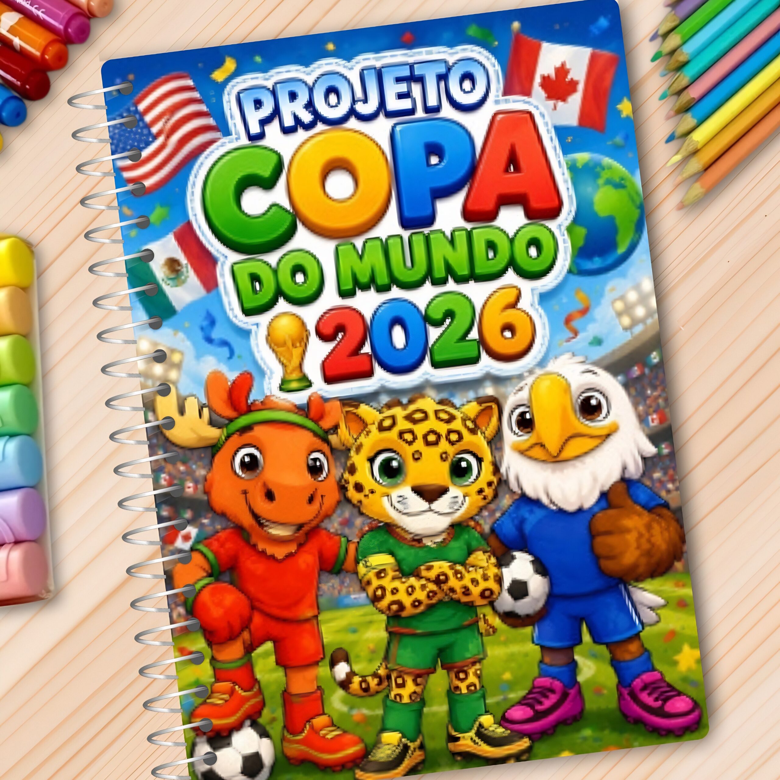 Kit projeto copa do mundo 2026 – PDF para Imprimir | Educação Infantil e Anos Iniciais — Jogos pedagógicos para Educação…
