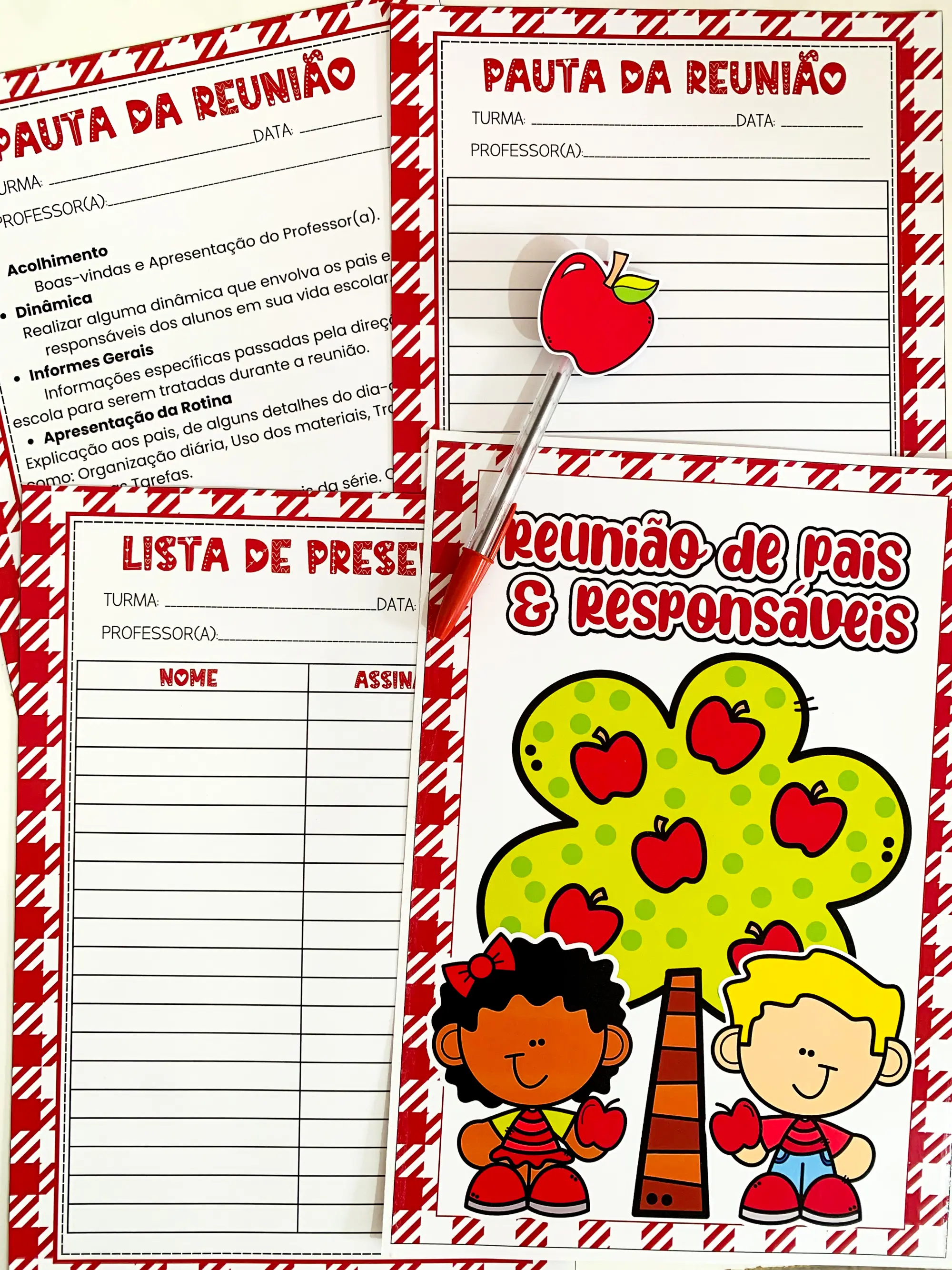 Kit Reunião: Colhendo Frutos – Material Pedagógico — amostra 7: Um material completo para utilizar nas turmas de Educação…