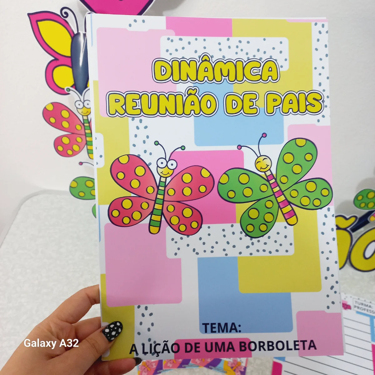 kit reunião de pais a lição da borboleta — amostra 2: Kit Reunião - A Lição de Uma Borboleta