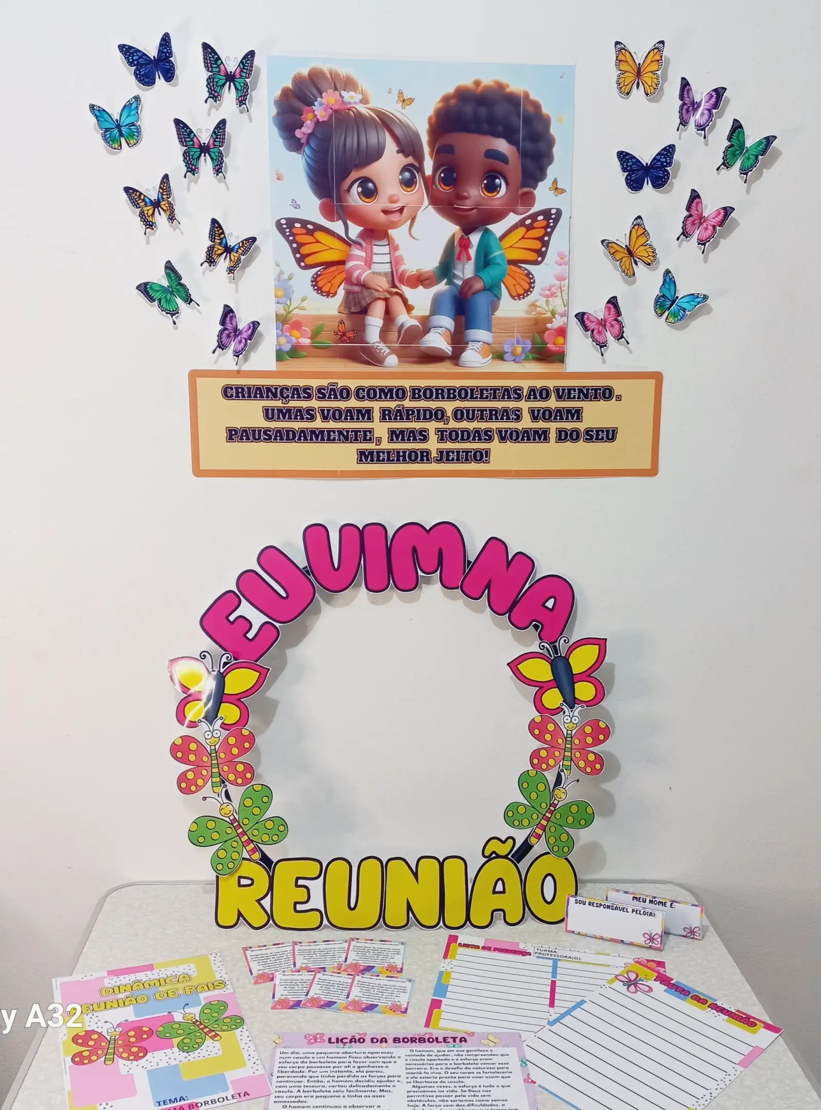 KIT REUNIÃO DE PAIS – A LIÇÃO DE UMA BORBOLETA — História para Educação Infantil: Torne sua reunião ainda mais especial,…