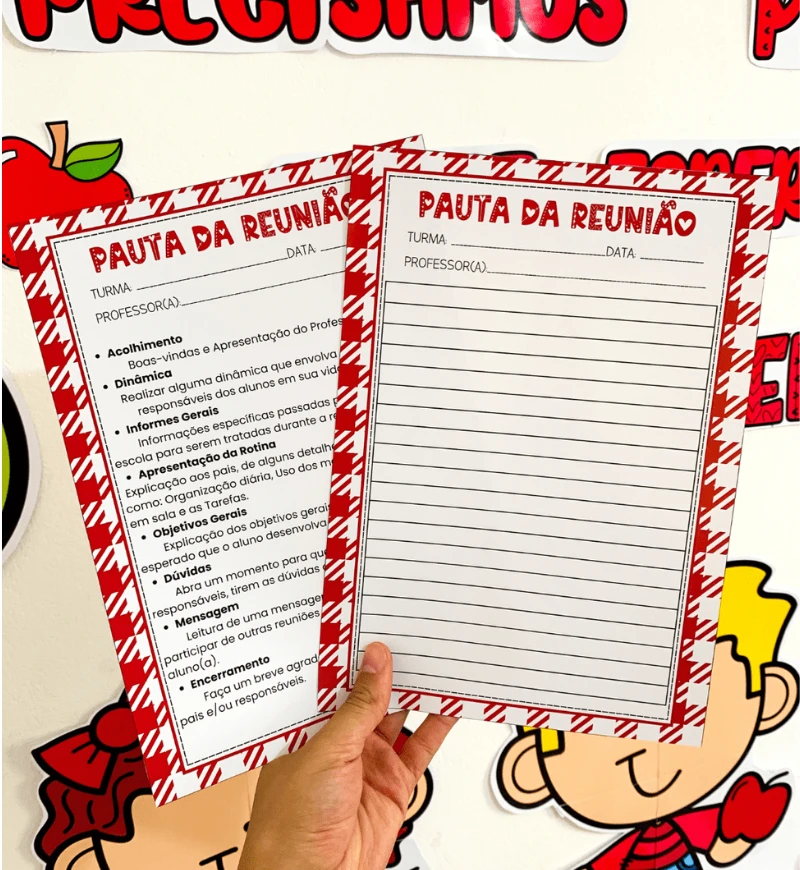 Kit Reunião de Pais: Colhendo Frutos para Educação Infantil — amostra 2: O que vem no material