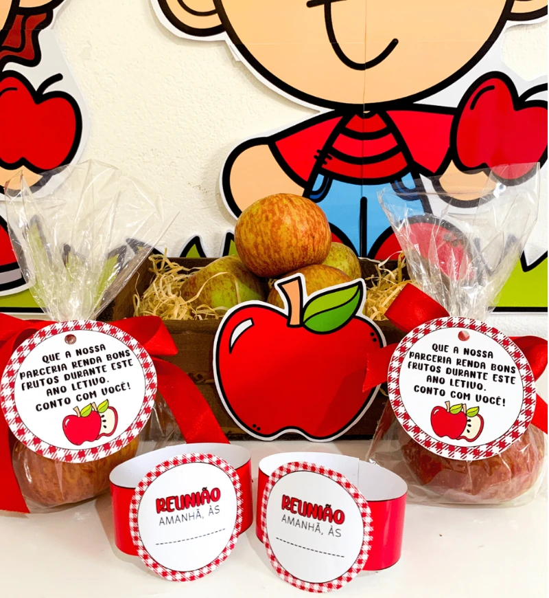 Kit Reunião de Pais: Colhendo Frutos para Educação Infantil — amostra 3: Como usar na escola