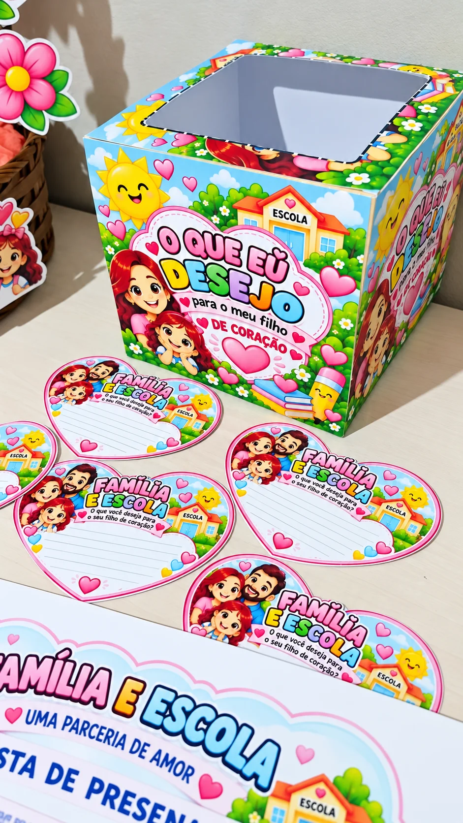💖🏫 KIT REUNIÃO DE PAIS – FAMÍLIA E ESCOLA — amostra 3: ✨ O kit contém 💖🏫 KIT REUNIÃO DE PAIS – FAMÍLIA E ESCOLA — amostra 3: ✨ O kit contém