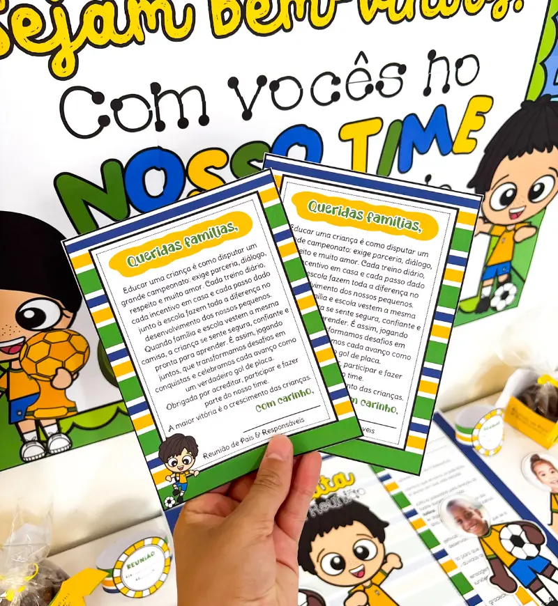 Kit Reunião de Pais Futebol: Jogando no Mesmo Time — amostra 4: Para quem é indicado