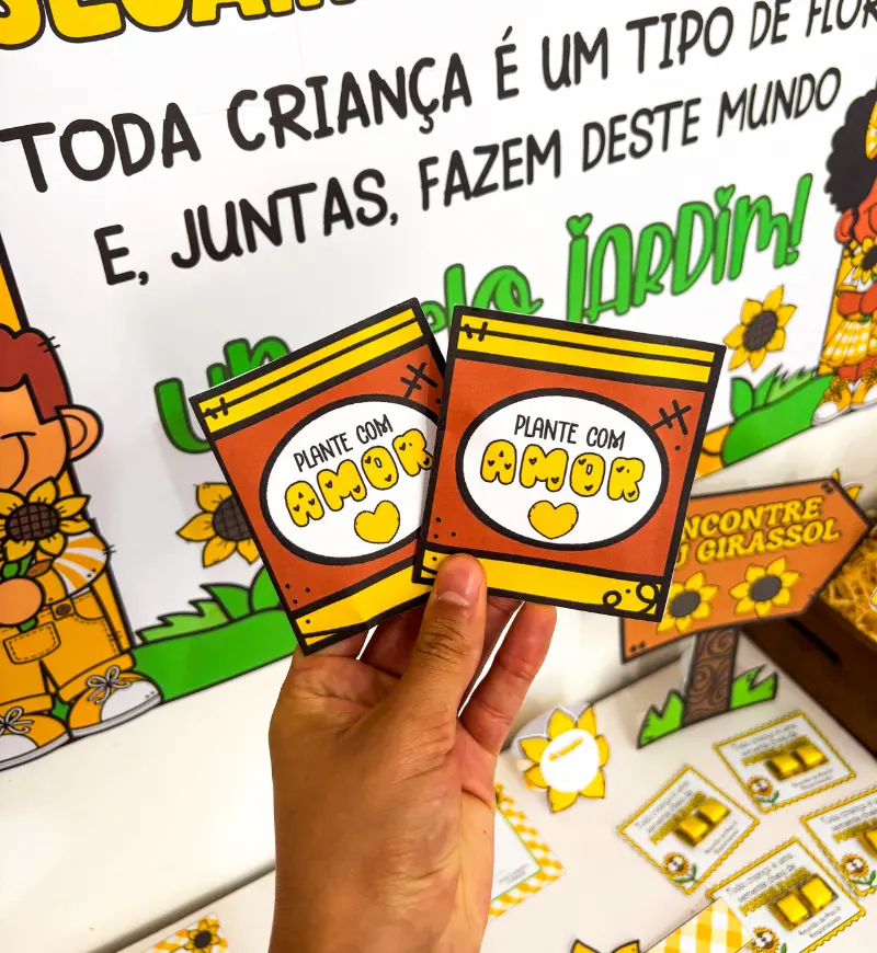 Kit Reunião de Pais Girassol em PDF para Imprimir — amostra 3: Como usar na reunião com as famílias