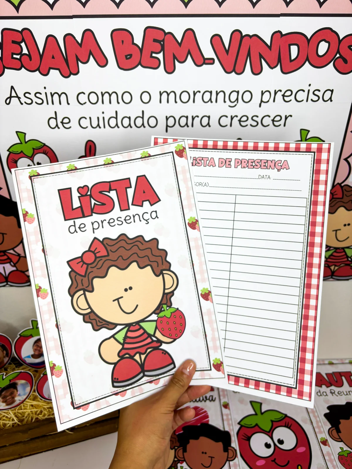 Kit Reunião de Pais – Morango do Amor – PDF para Imprimir — amostra 1: Sobre o Kit Reunião de Pais – Morango do Amor
