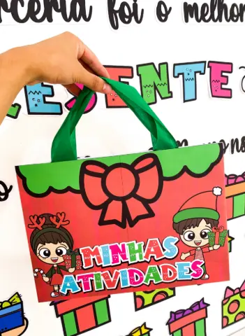 Kit Reunião de Pais Natalina para Professores e Escolas em PDF — amostra 2: Kit Reunião de Pais Especial Natal com painel,…