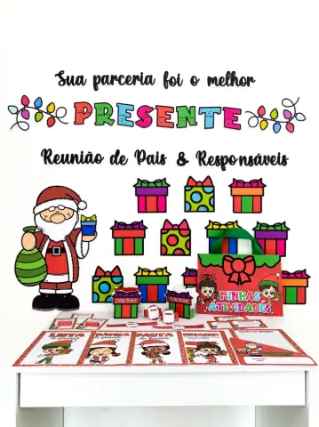 Kit Reunião de Pais Natalina para Professores e Escolas em PDF — capa do material