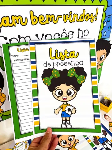 Kit Reunião de Pais Tema Futebol – Jogando no Mesmo Time — amostra 7: Kit para reunião de pais com tema futebol: painel,…