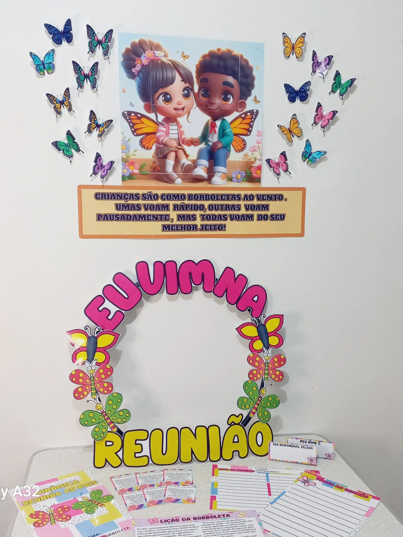 KIT REUNIÃO – TEMA: A LIÇÃO DE UMA BORBOLETA — capa do material