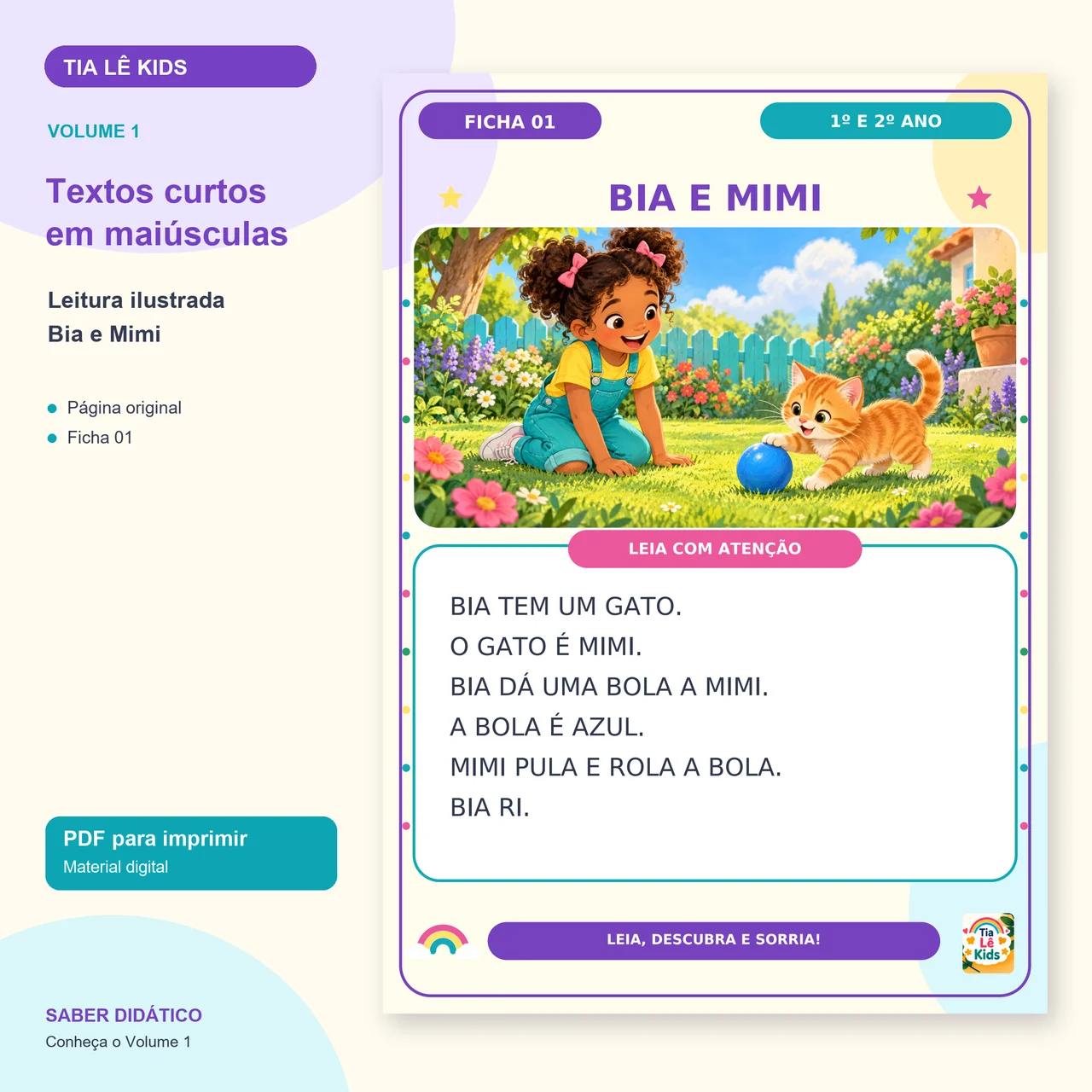 Kit Rodízio de Leituras–1º e 2º Ano-30 Histórias com Interpretação | — amostra 1: KIT RODÍZIO DE LEITURAS