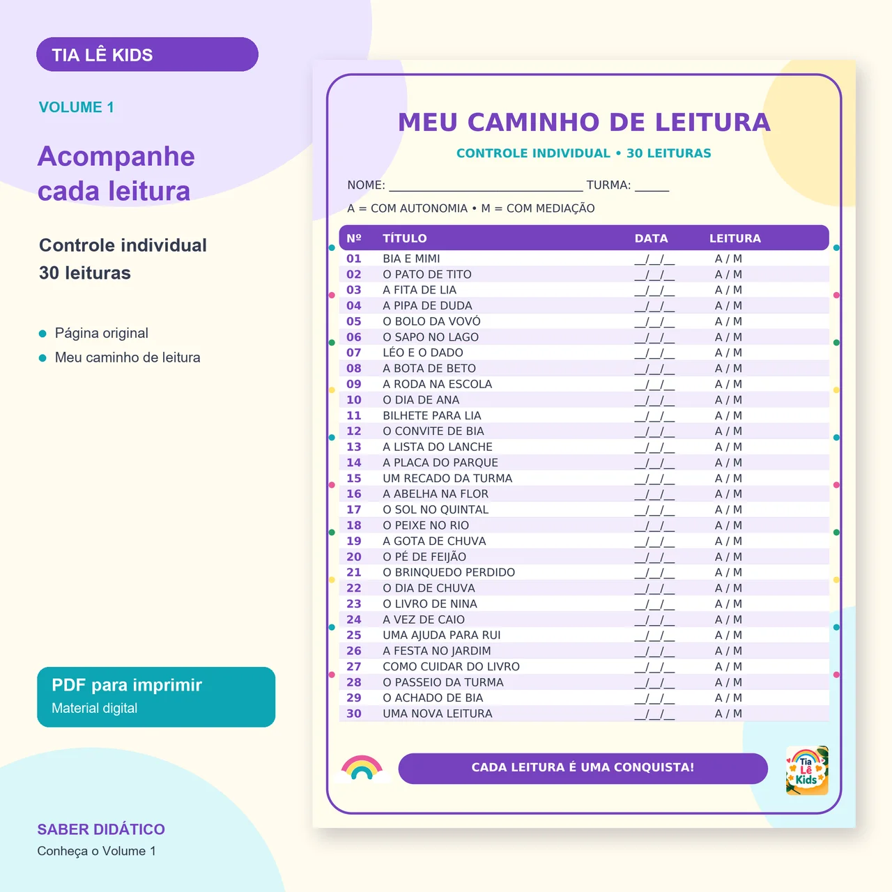 Kit Rodízio de Leituras–1º e 2º Ano-30 Histórias com Interpretação | — amostra 4: 2º ano do Ensino Fundamental