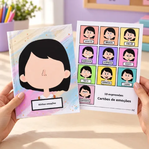 Kit Rotina e Emoções Infantil: Atividades Lúdicas — capa do material
