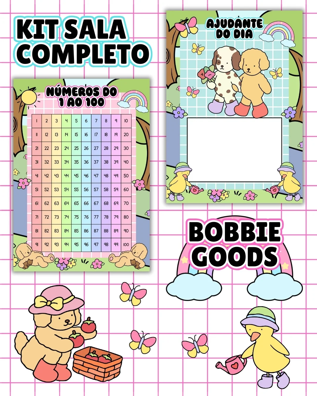 Kit sala bobbie goods completo – PDF para Imprimir — amostra 1: O que vem no material Kit sala bobbie goods completo – PDF para Imprimir — amostra 1: O que vem no material