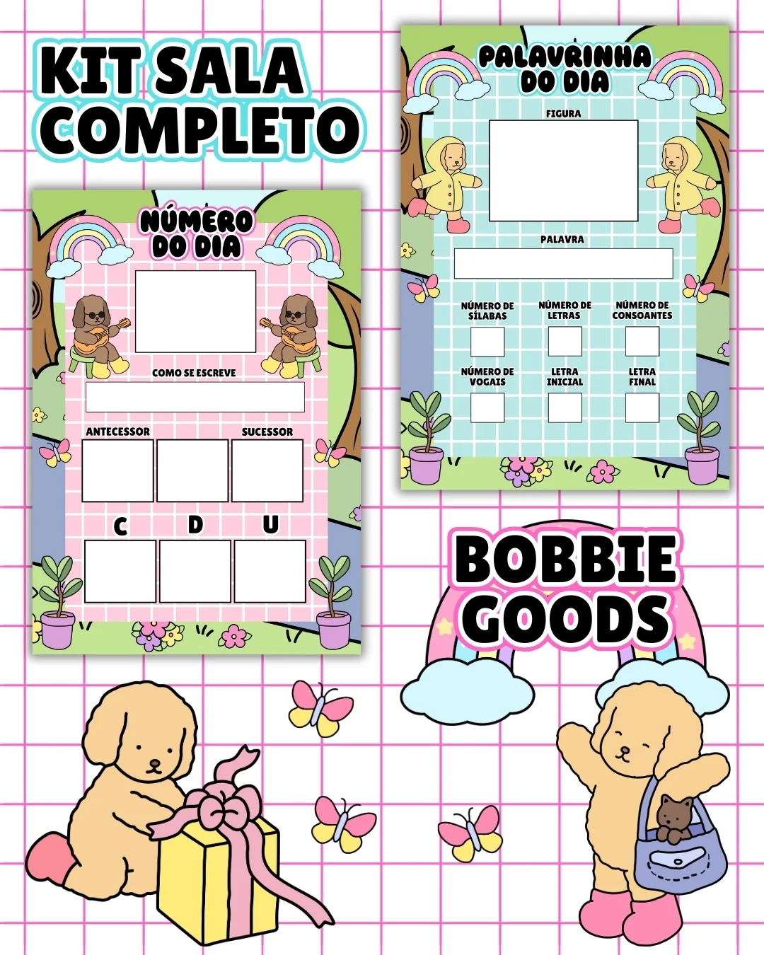 Kit sala bobbie goods completo – PDF para Imprimir — amostra 2: Transforme o ambiente de aprendizagem com um material… Kit sala bobbie goods completo – PDF para Imprimir — amostra 2: Transforme o ambiente de aprendizagem com um material…