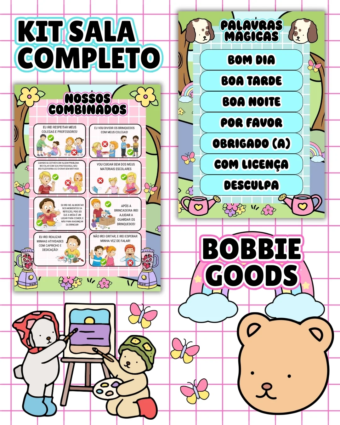 Kit sala bobbie goods completo – PDF para Imprimir — amostra 4: Transforme o ambiente de aprendizagem com um material… Kit sala bobbie goods completo – PDF para Imprimir — amostra 4: Transforme o ambiente de aprendizagem com um material…