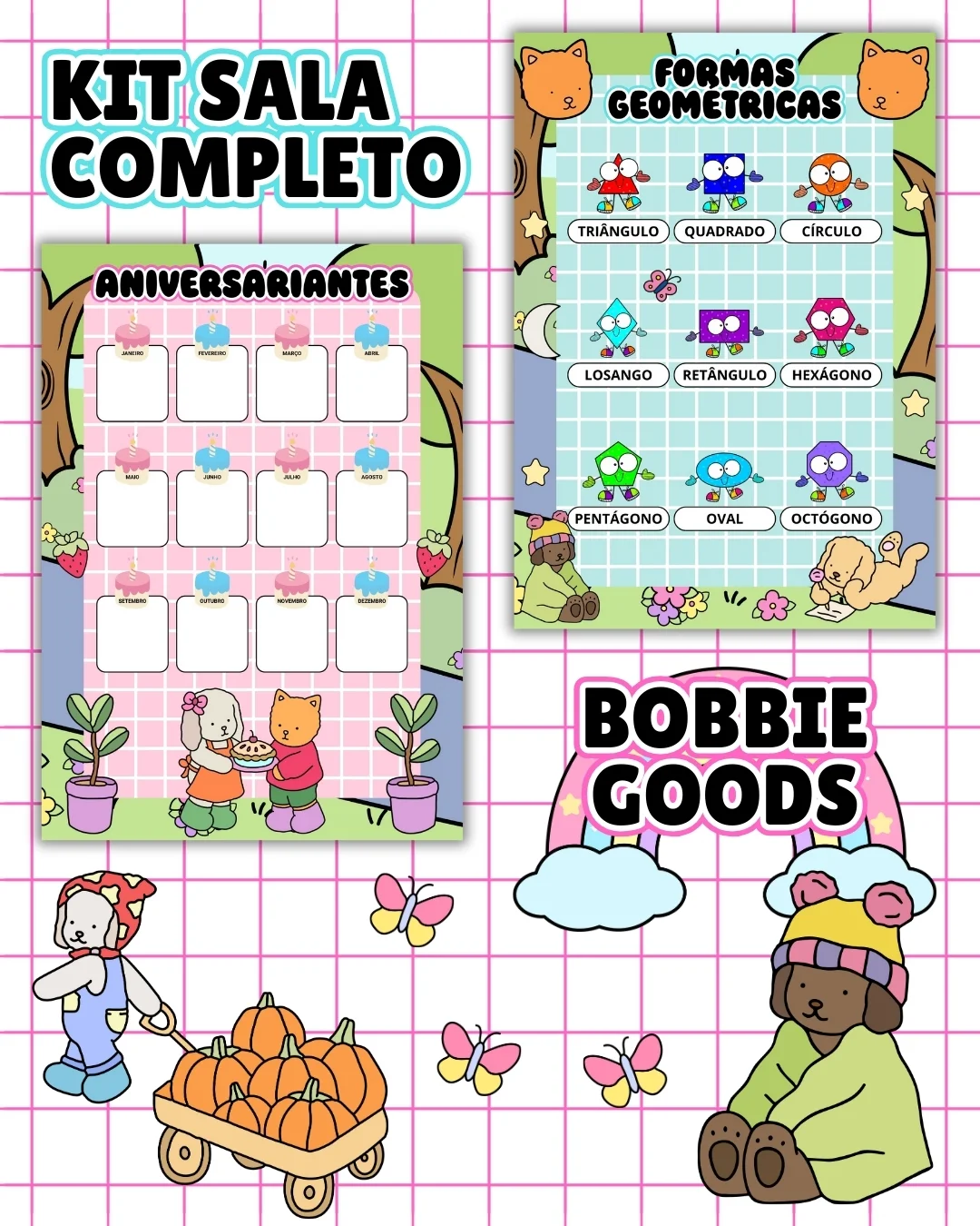Kit sala bobbie goods completo – PDF para Imprimir — amostra 5: Transforme o ambiente de aprendizagem com um material… Kit sala bobbie goods completo – PDF para Imprimir — amostra 5: Transforme o ambiente de aprendizagem com um material…