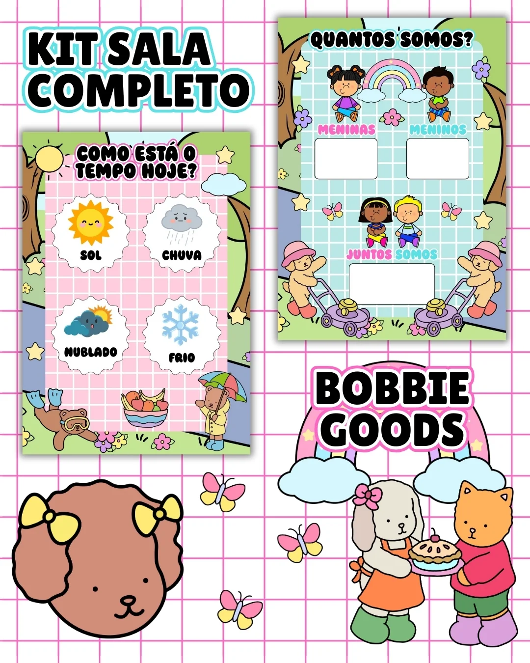 Kit sala bobbie goods completo – PDF para Imprimir — amostra 6: Transforme o ambiente de aprendizagem com um material… Kit sala bobbie goods completo – PDF para Imprimir — amostra 6: Transforme o ambiente de aprendizagem com um material…