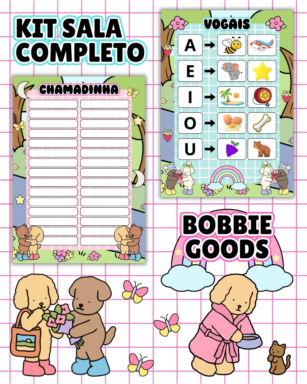 Kit sala bobbie goods completo – PDF para Imprimir — amostra 7: Transforme o ambiente de aprendizagem com um material… Kit sala bobbie goods completo – PDF para Imprimir — amostra 7: Transforme o ambiente de aprendizagem com um material…
