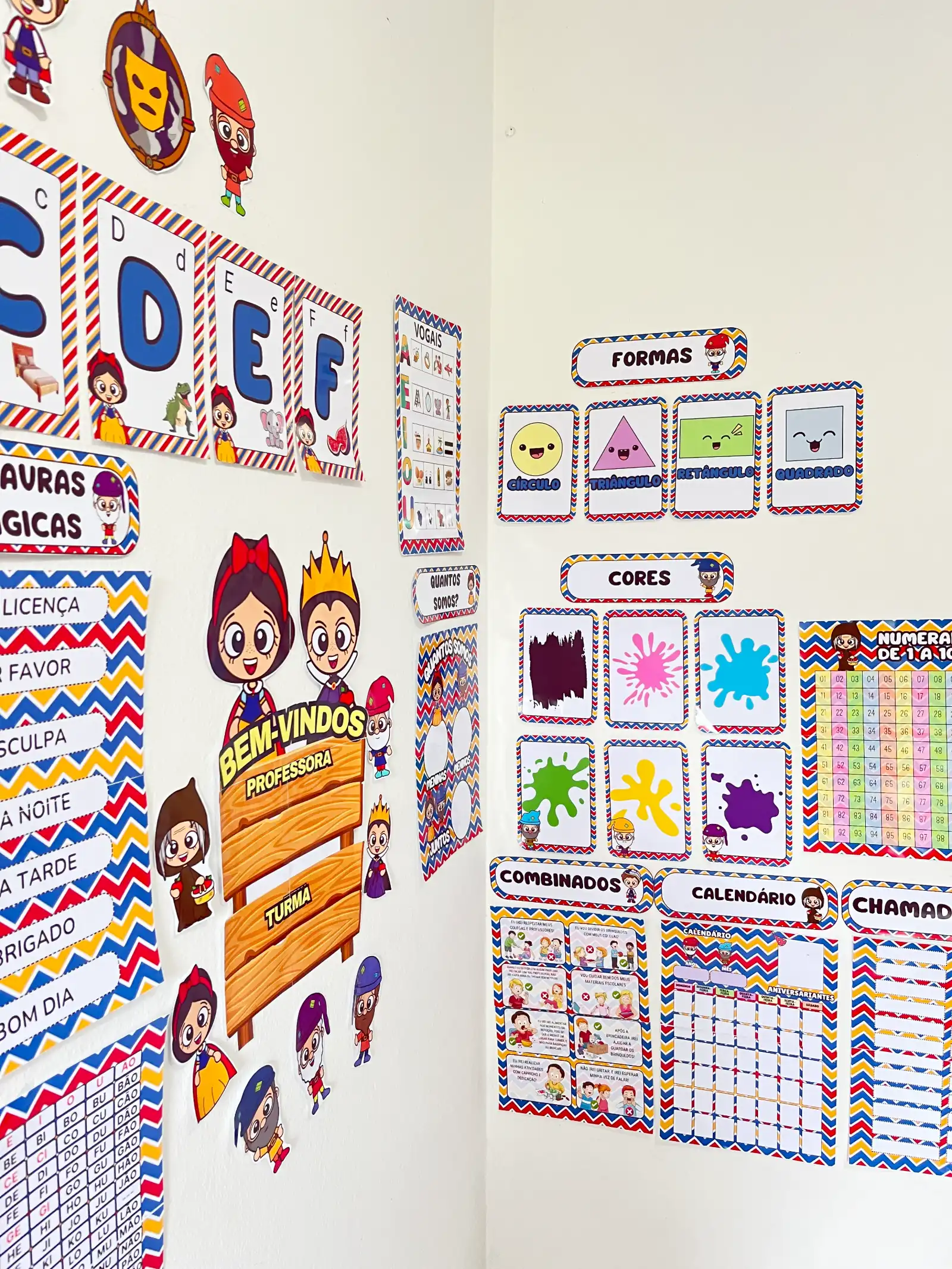 KIT SALA – BRANCA DE NEVE para Revenda – Material Pedagógico — amostra 5: Um kit completo para deixar sua sala de aula…