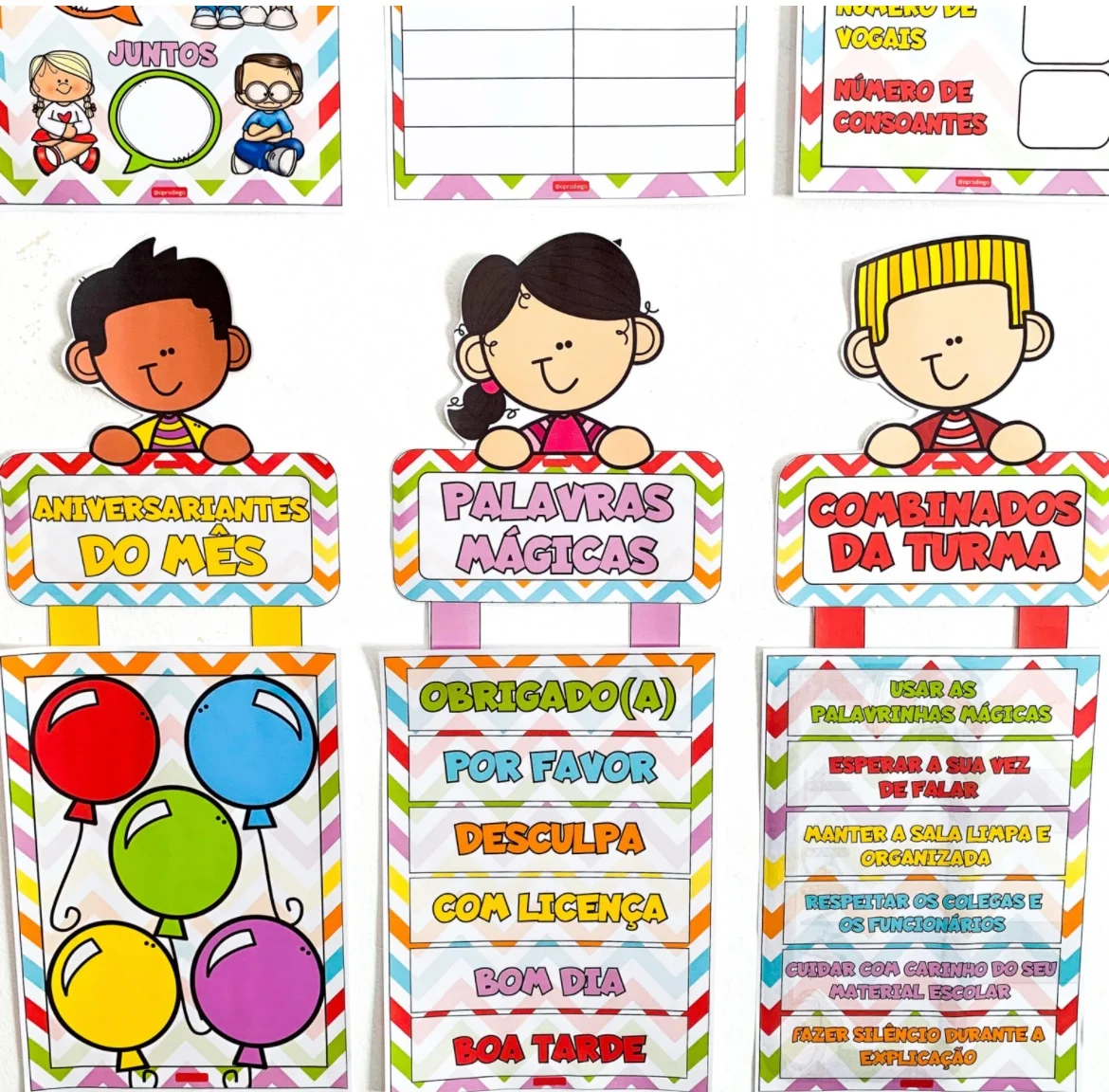 Kit sala completo tema criança — amostra 4: KIT SALA: TODA CRIANÇA É ESPECIAL