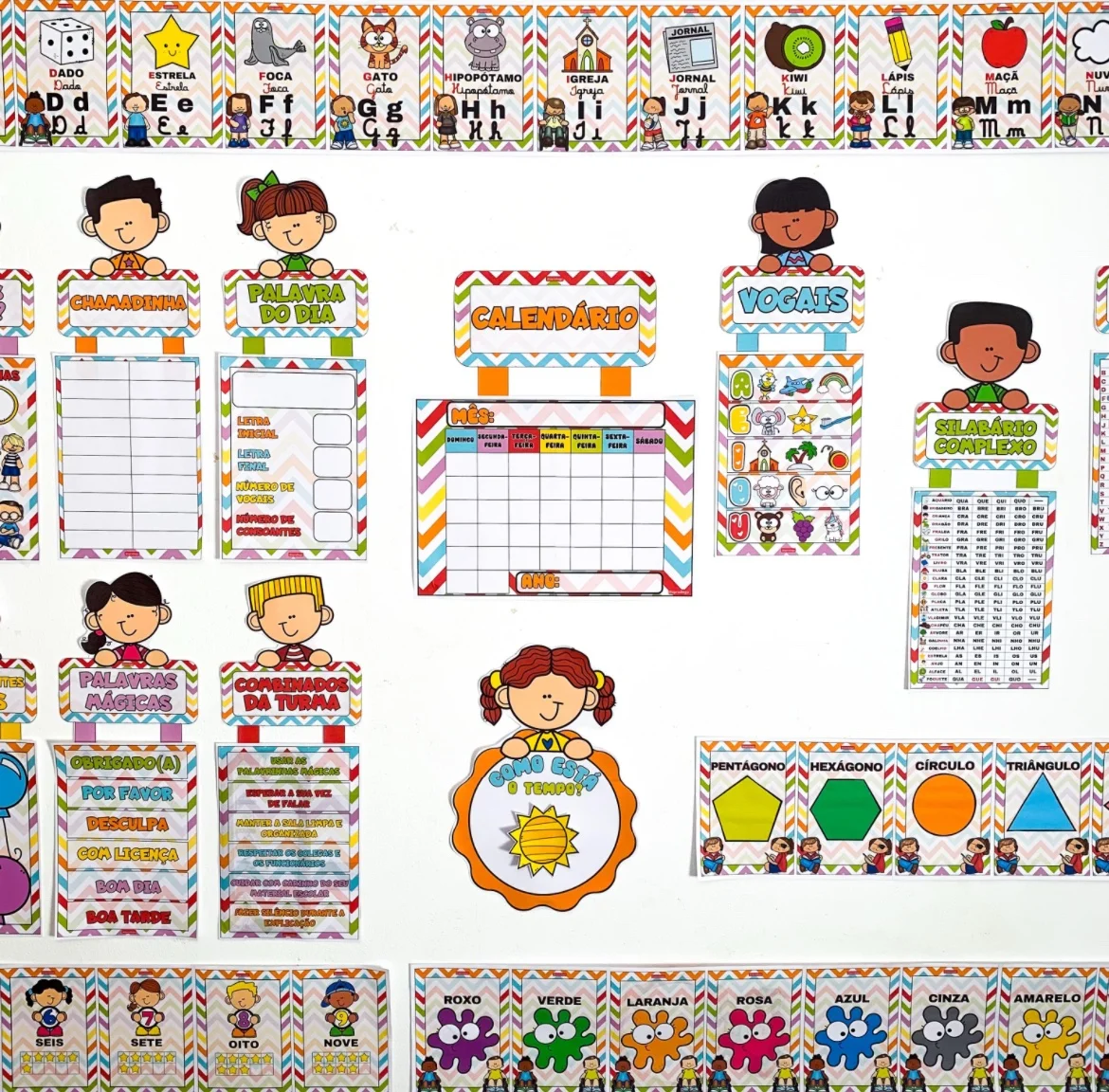 Kit sala completo tema criança — amostra 7: KIT SALA: TODA CRIANÇA É ESPECIAL