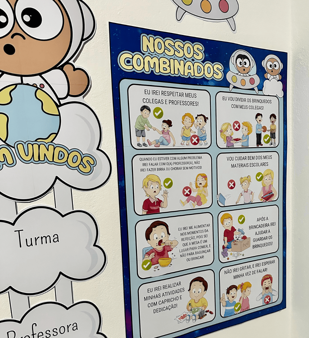 Kit Sala de Aula Astronauta em PDF para Imprimir — amostra 3: Como usar em sala de aula