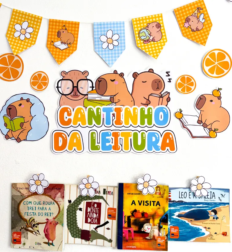 Kit Sala de Aula Capivara: Decoração e Apoio à Rotina — amostra 6: Organize um ambiente acolhedor com o Kit Sala de Aula…