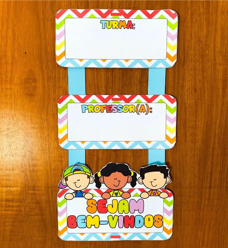 Kit Sala de Aula - Crianças – PDF para Imprimir — amostra 4: Kit para ornamentação de sala tema crianças Sugestão de…