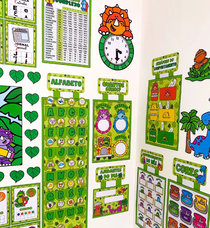 Kit Sala de Aula Dinossauros: Decoração e Rotina Escolar — amostra 4: Para quem este kit é indicado